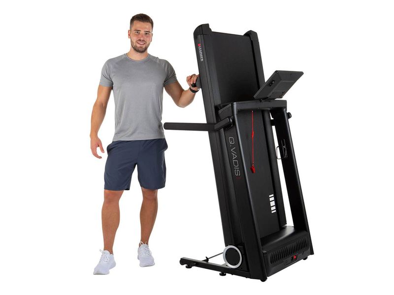 HAMMER Laufband Q. Vadis 10.0 Modernes Laufband mit integriertem Display