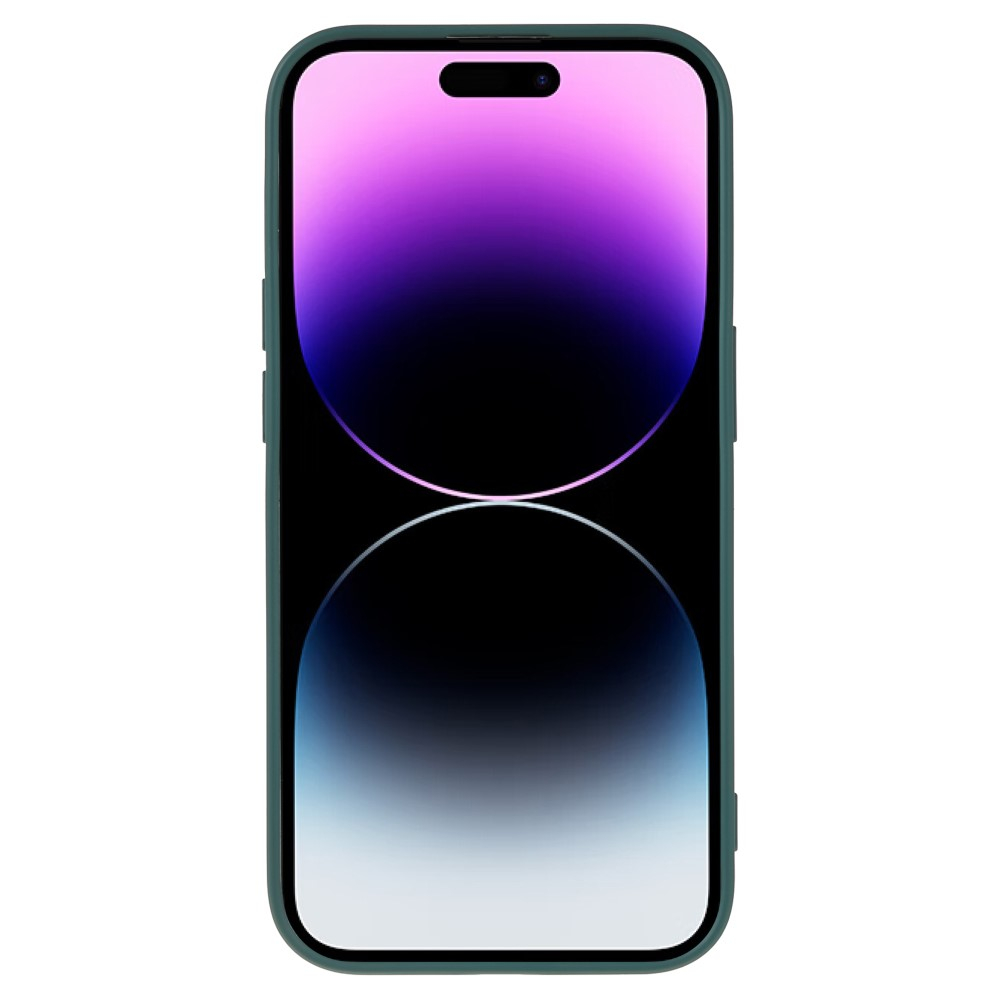 iPhone 14 Pro Max Gummi Case Hülle mit Kameraschutz - Petrol (Matt)