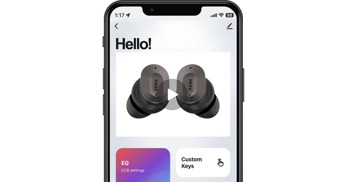 MIXXStreamBuds Ultra Dots True Wireless Earbuds  headset  (Zwart)