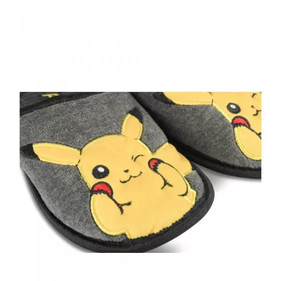 Chaussons garçon GRIS POKEMON