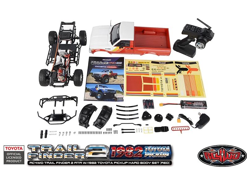 RC4WD Scale Crawler Trail Finder 2 1982 Toyota, RTR, 1:10, 1982 Toyota Pickup mit fester Karosserie