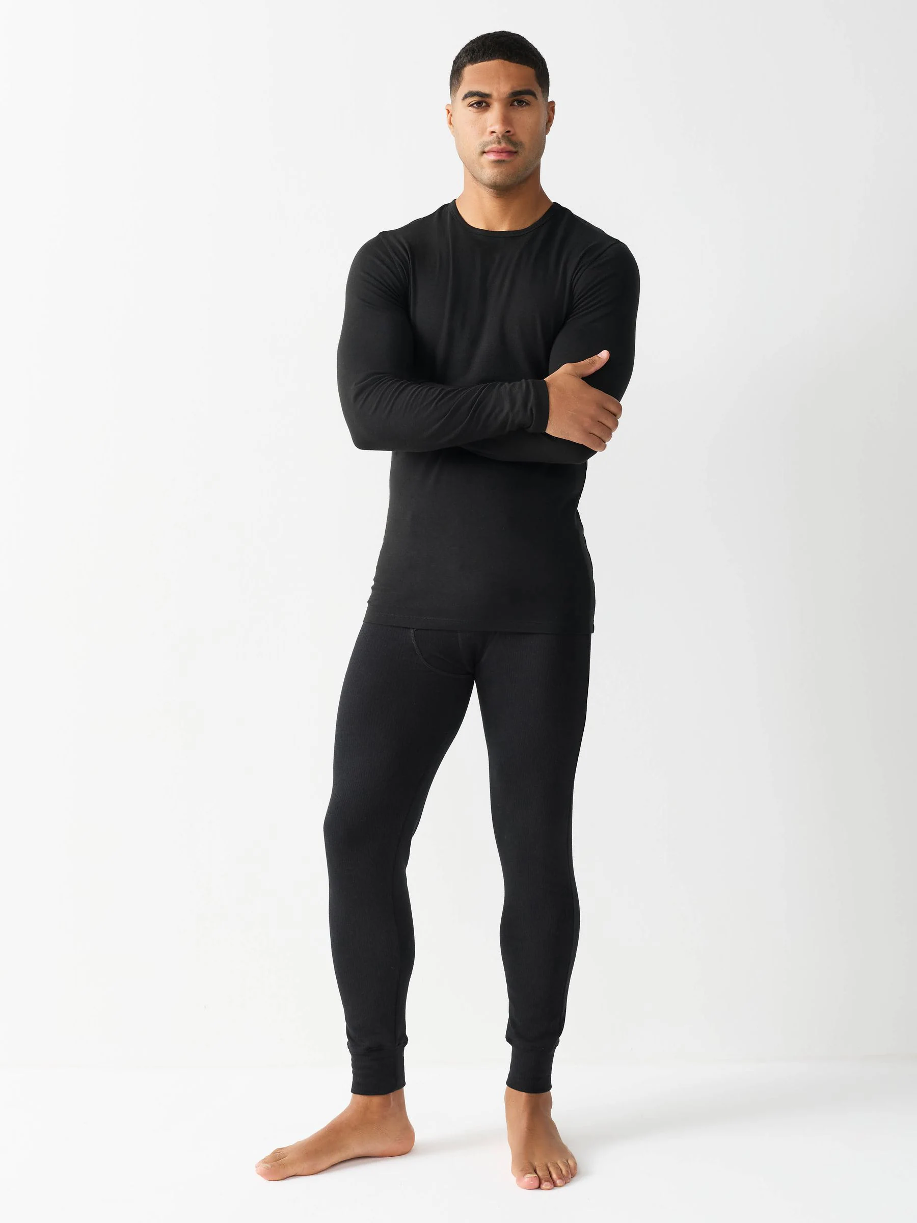 Zwart - Thermogen Long Sleeve T-Shirts 2 Pack