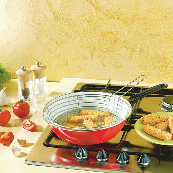 Poêle à friture 26,5 cm avec panier-égouttoir Baumalu