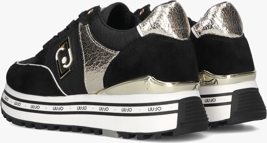 LIU JO zwarte liu jo lage sneakers maxi wonder 20