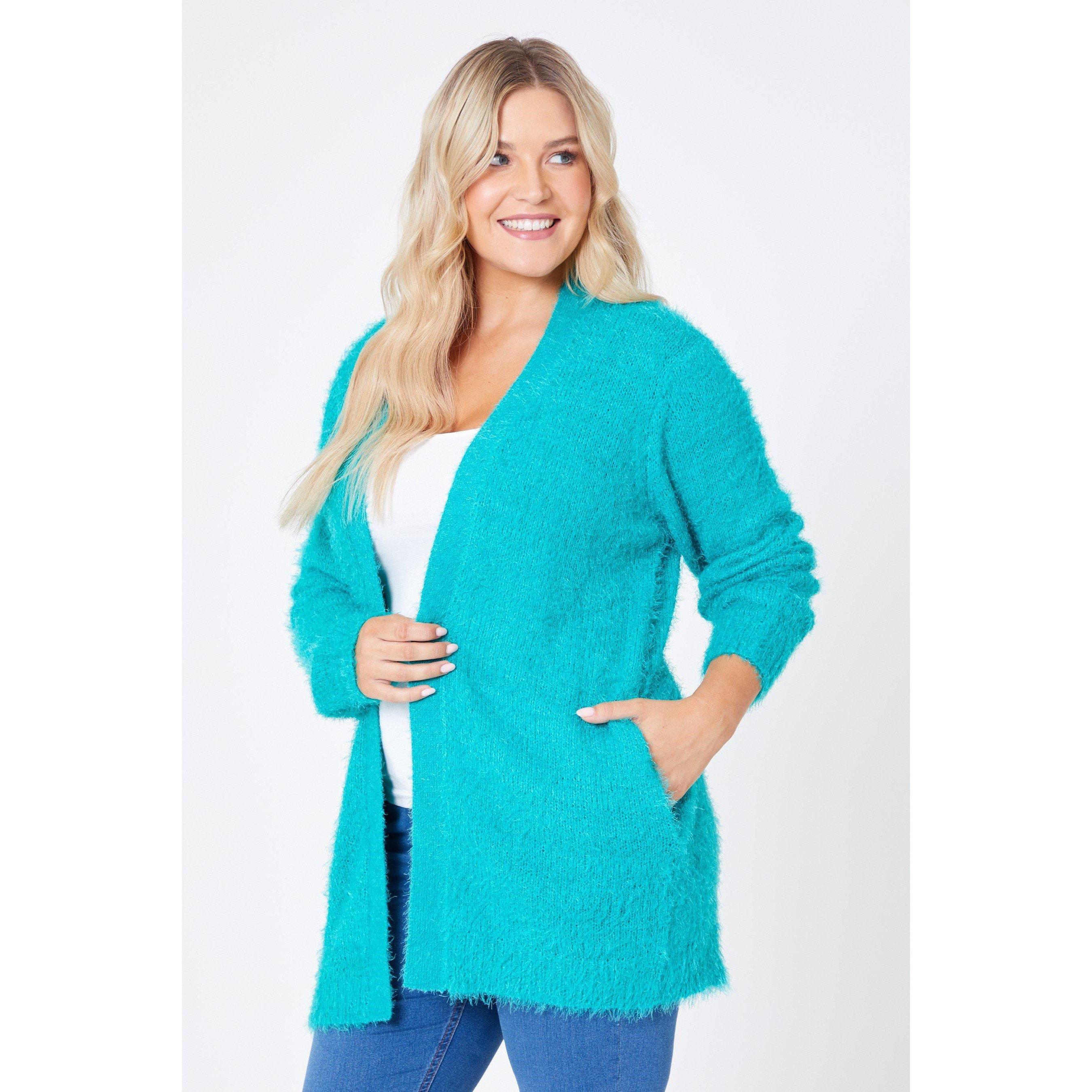 Be You Ladies Fluffy Knit Cardigan