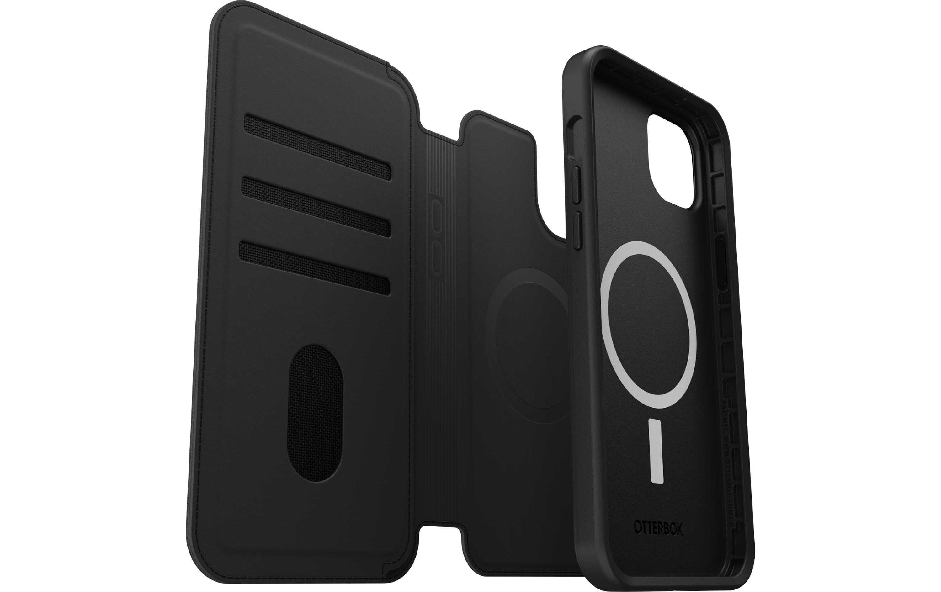 Book Cover Folio für MagSafe iPhone 14 Plus SchwarzBookcover-Folio für das Apple iPhone 14 Pro Max mit MagSafe Lademöglichkeit