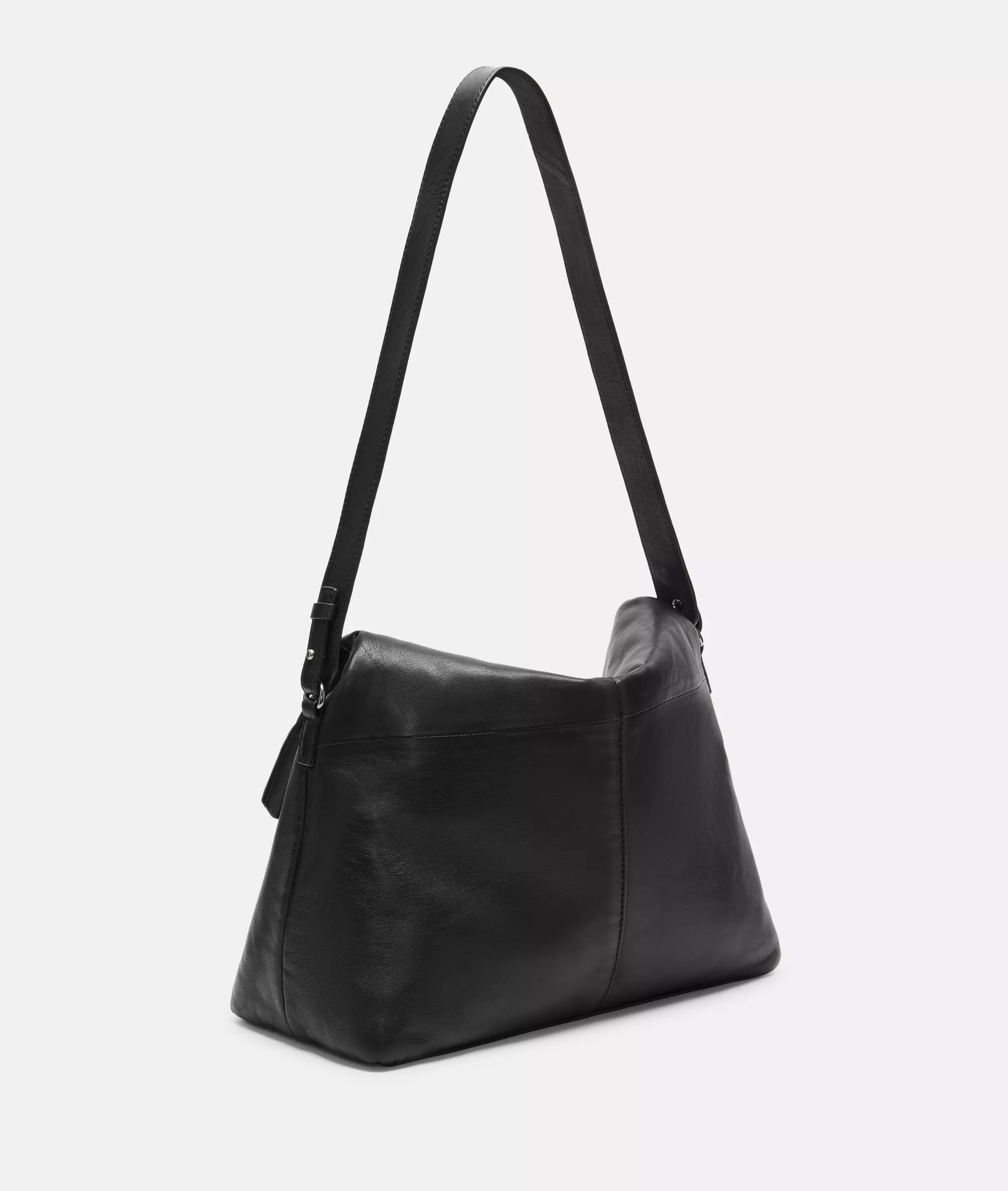 Fiona Hobo M Spacious sheepskin hobo bag