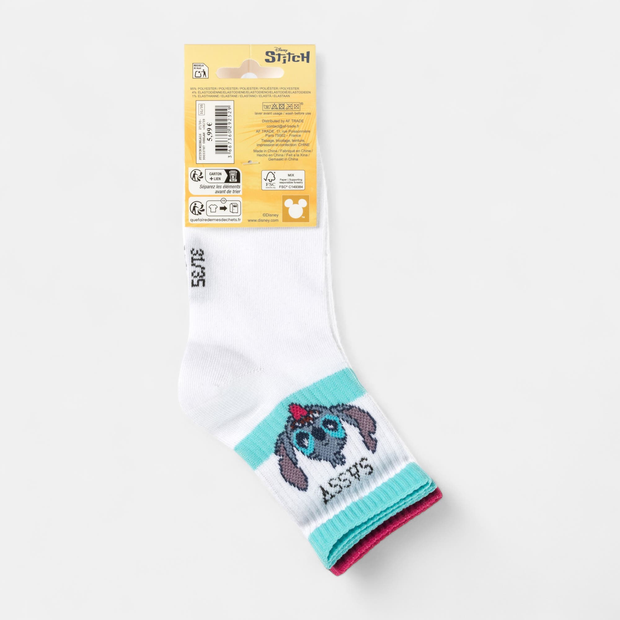 Chaussettes Enfant blanc