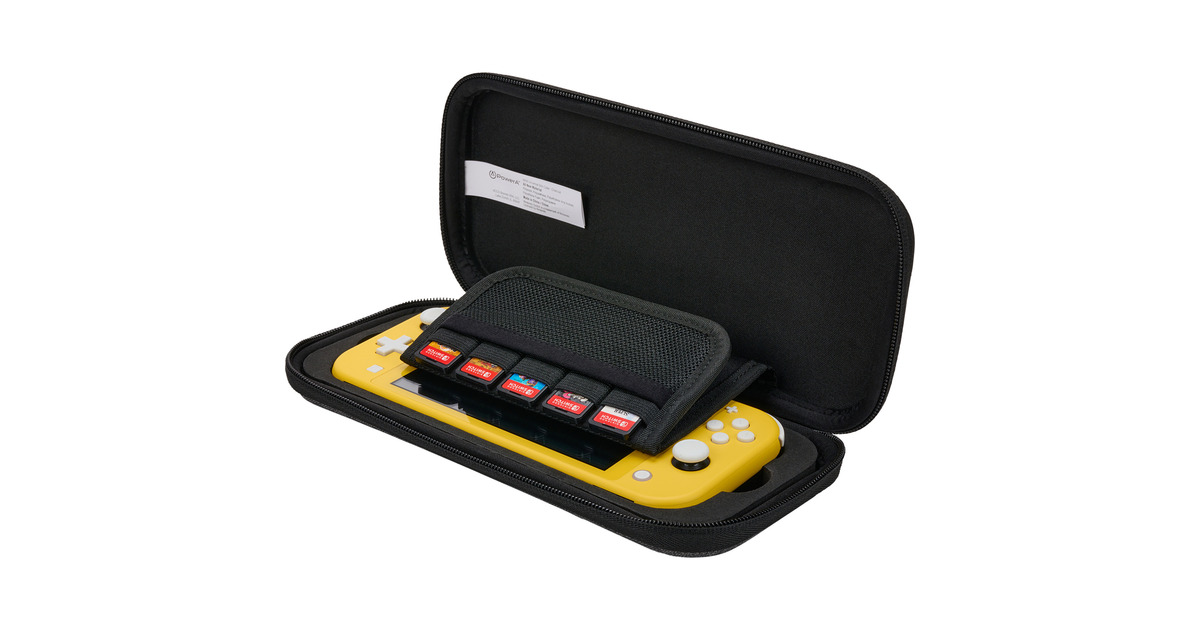 PowerASlim Case for Nintendo Switch - OLED Model, Nintendo Switch or Nintendo Switch Lite – Charcoal tas  (Antraciet)