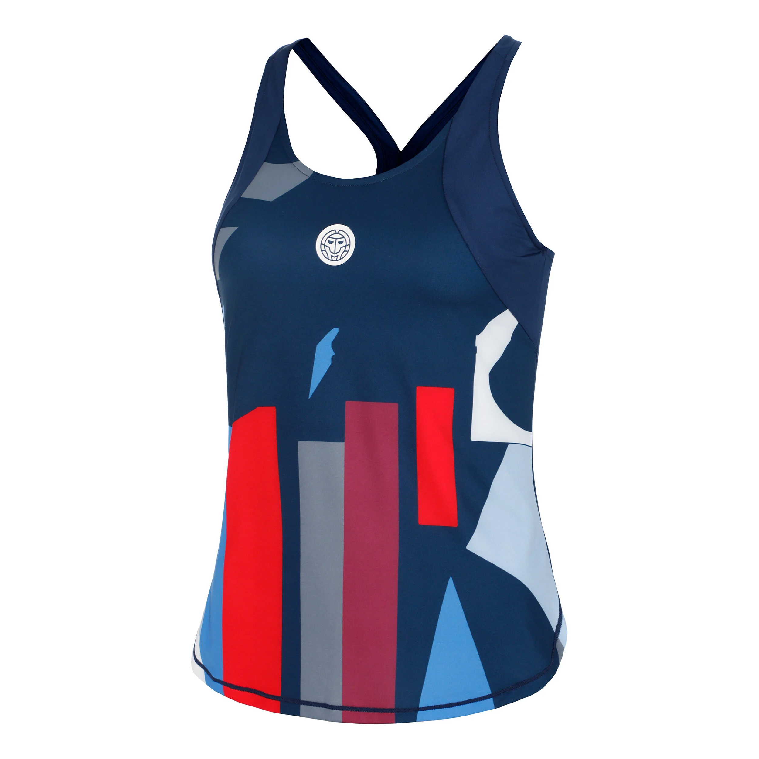 BIDI BADU New York 2024 Débardeur Tank Top Femmes - Bleu Foncé , Multicouleur