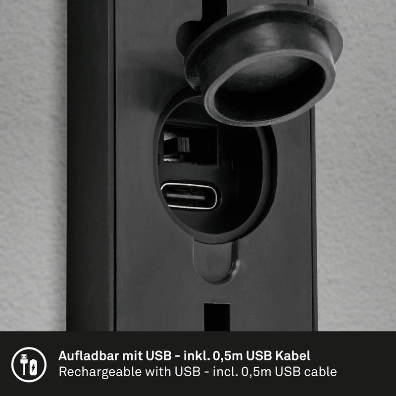 Briloner Akku-Außenwandleuchte