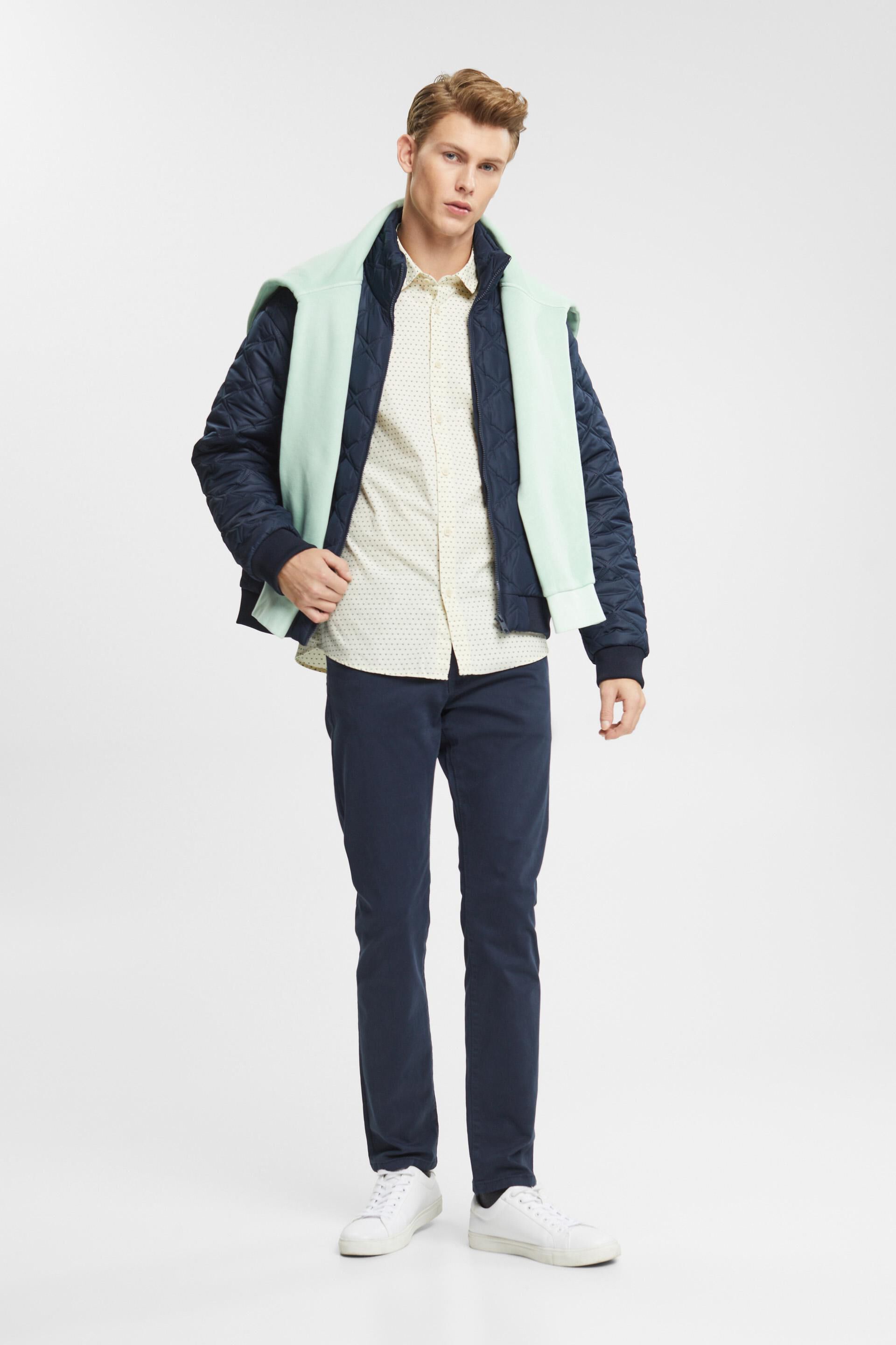 Chemise Slim Fit à imprimé cœurs