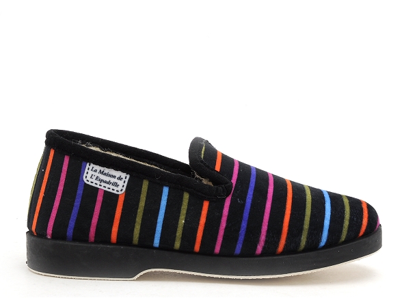 La maison de l espadrille chaussons femme 7678f 5 noir