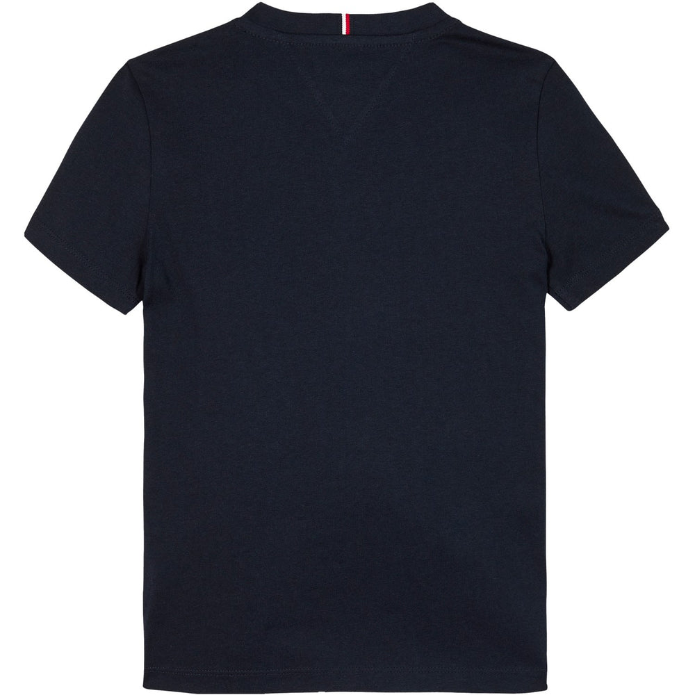 Køb Tommy Hilfiger Dark Night Navy Flag Reg T-Shirt