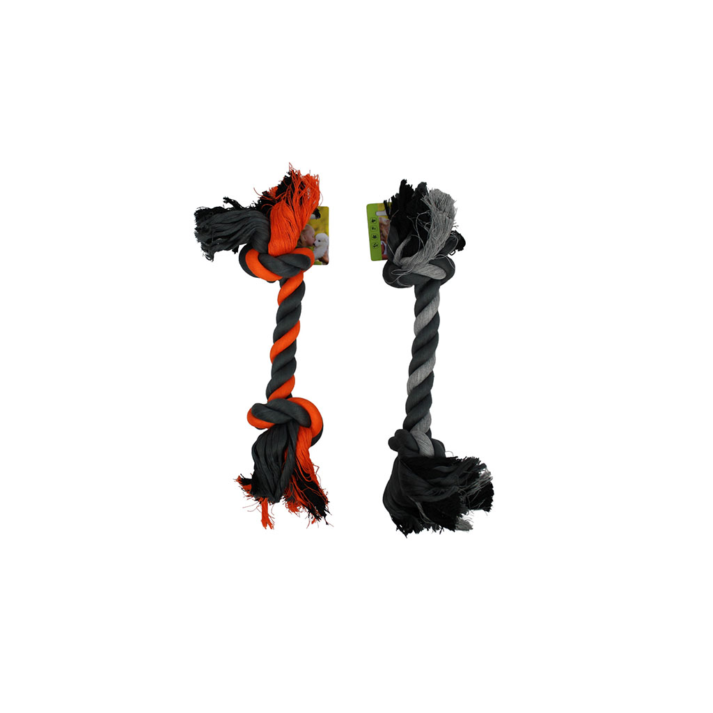 Jouet nœud coton pour chien 35cm