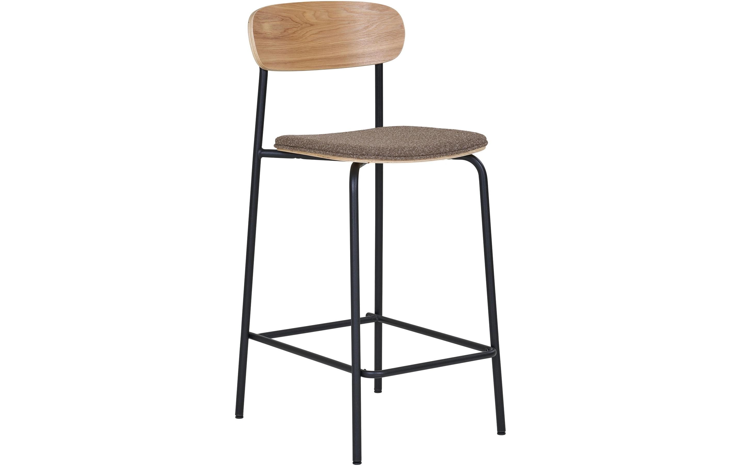 Barhocker Estepona 2 Stück, Braun<br>Barstühle