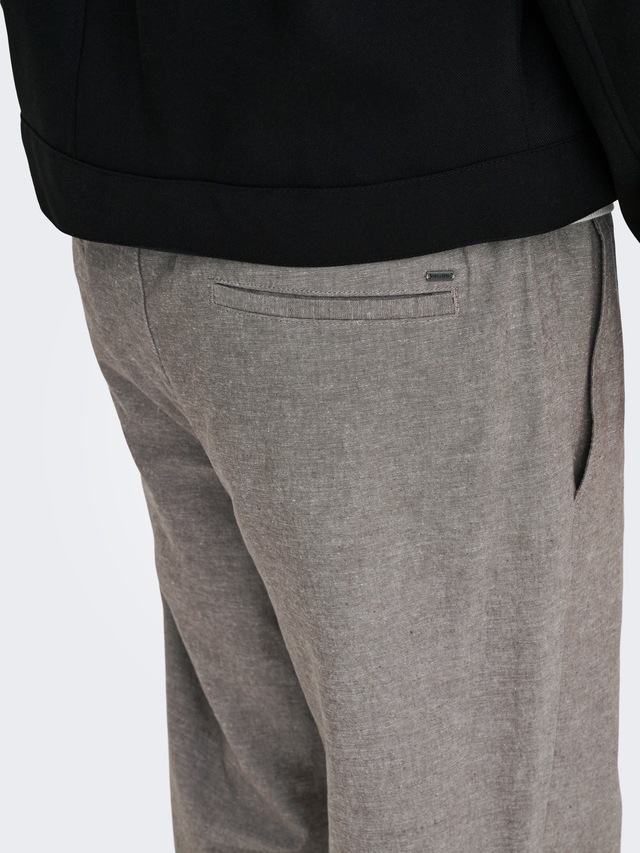 ONLY & SONS Trainingshose »ONSSINUS LOOSE 0007 COT LIN PANT NOOS«