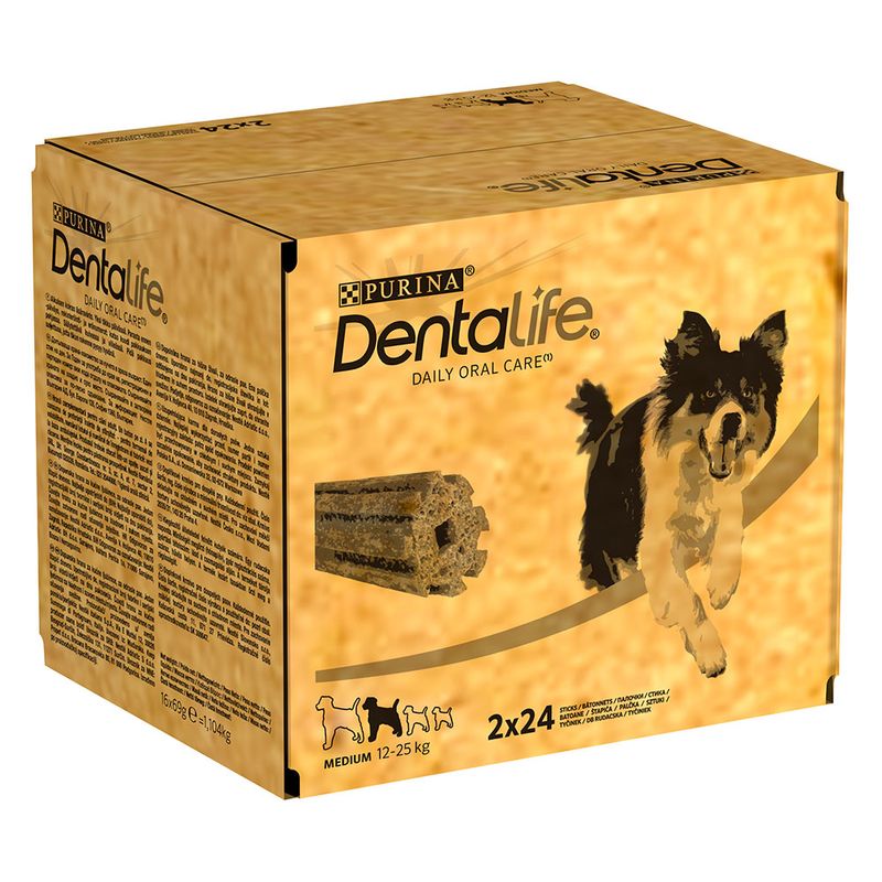 PURINA Dentalife Bâtonnets à mâcher pour chien de taille moyenne (12-25 kg)