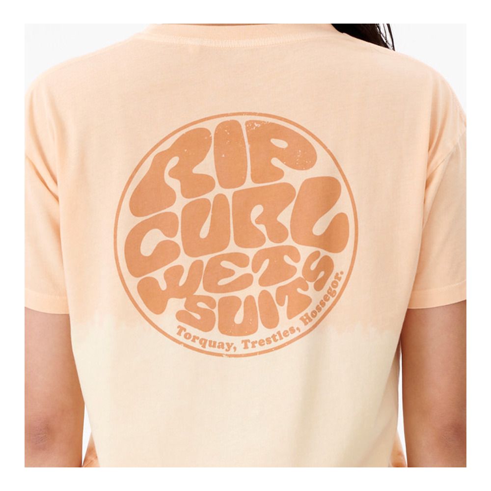 Rip Curl WETTIE ICON RELAXED - Tee-shirt Femme peach