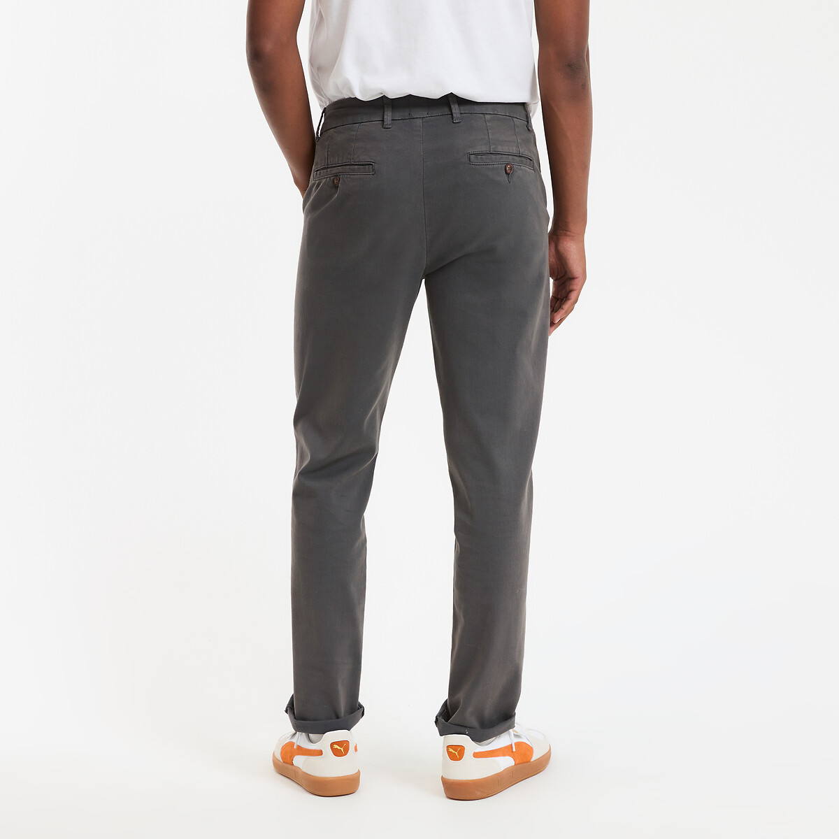 COLEÇÕES LA REDOUTE<br>Cuecas chino regulares, Assinatura FRANÇOIS
