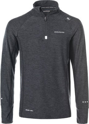 Endurance Lyle Melange Performance Trøye, Black
