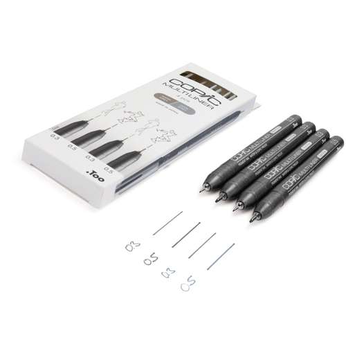 COPIC® Multiliner 4er-Set, grey