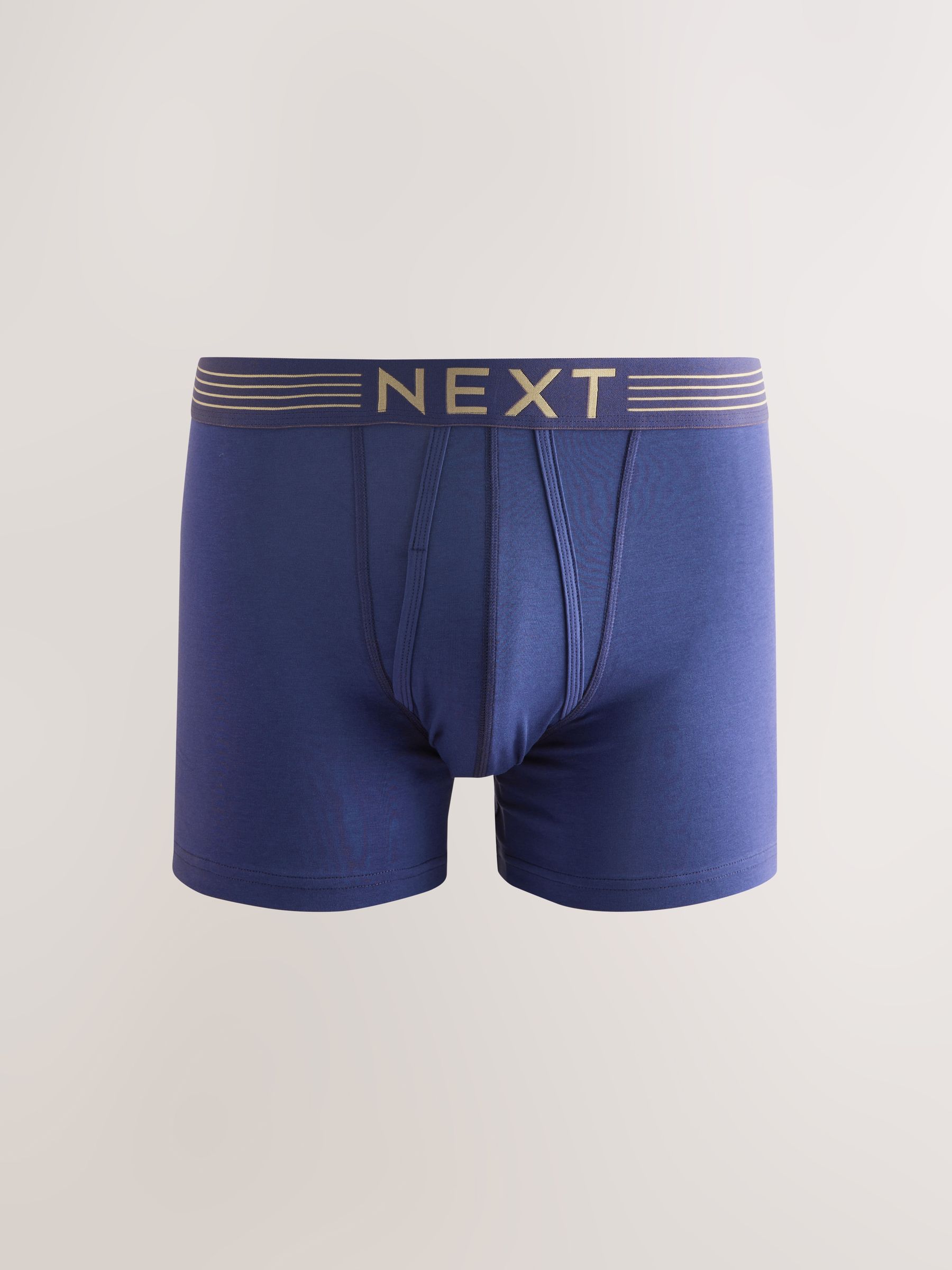 Rijke marineblauw/paars/oranje - Verpakking van 10 - Boxershorts met A-voorkant