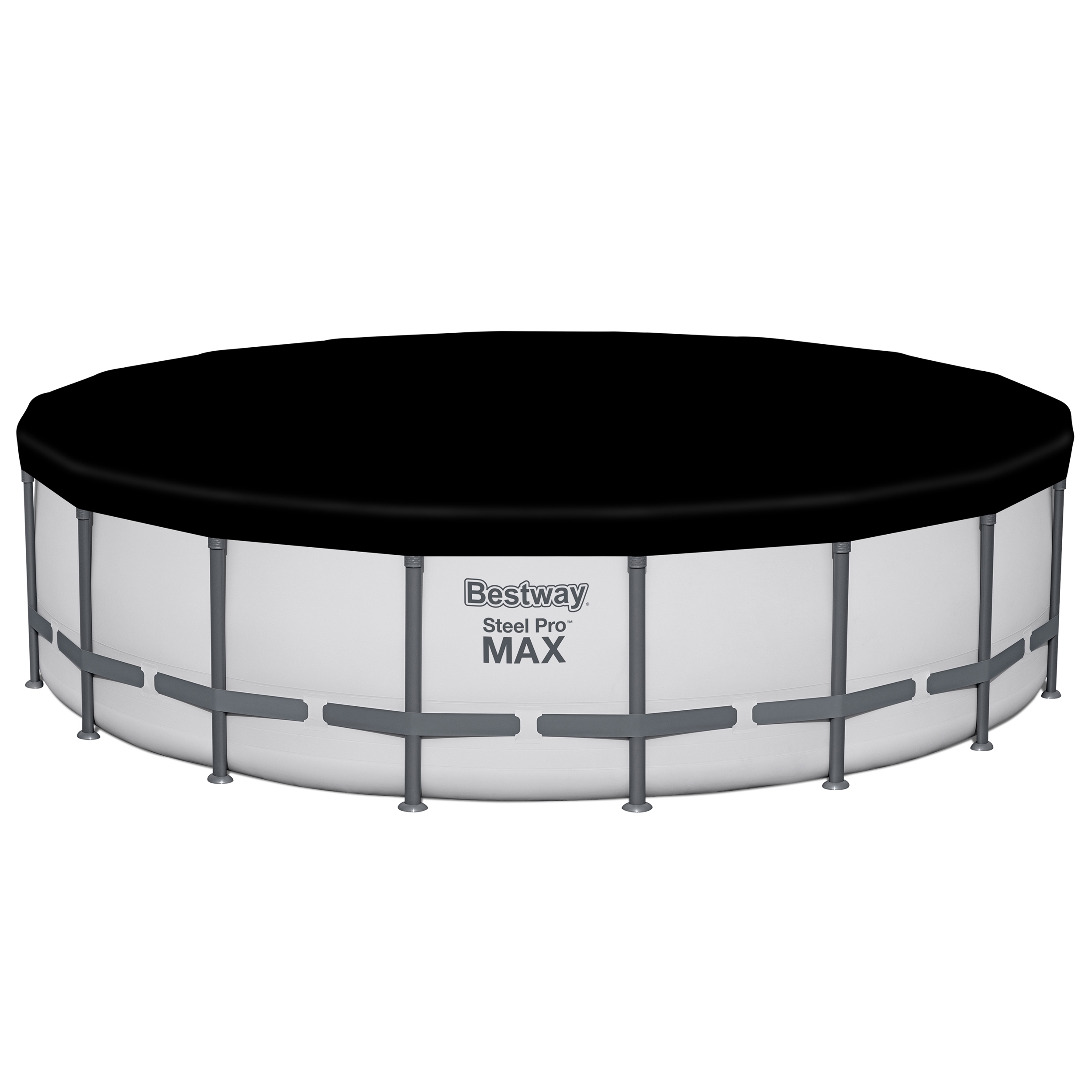 Bestway Pool Komplett-Set hellgrau 549 x 132 cm