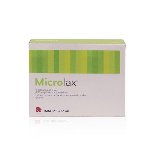 Microlax Adulto Sol. Retal 450mg/5ml 45mg/5ml 6 Unidades
