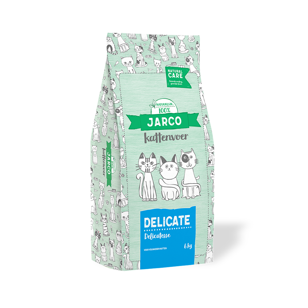 Jarco Natural Delicate - Kattenvoer - 6 Kilogram - kalkoen