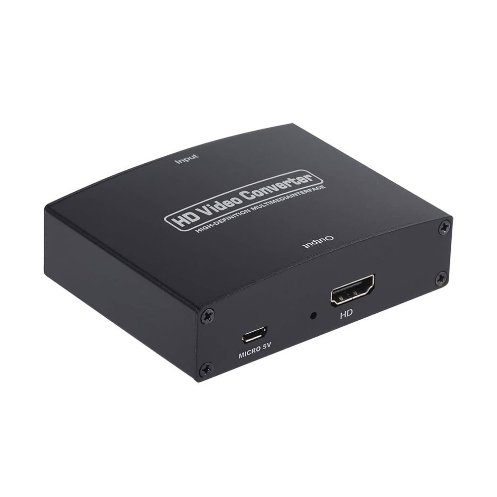 Mini Component YPbPR R/L auf HDMI 1080P Konverter Adapter für Sony PlayStation 2 PS2 / Sony Playstation 3 PS3 / TV / PC / DVD - Schwarz