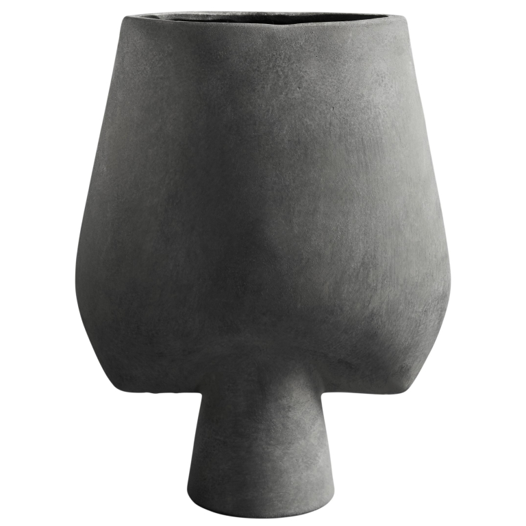 101 Copenhagen Sphere Square Big vaas dark grey