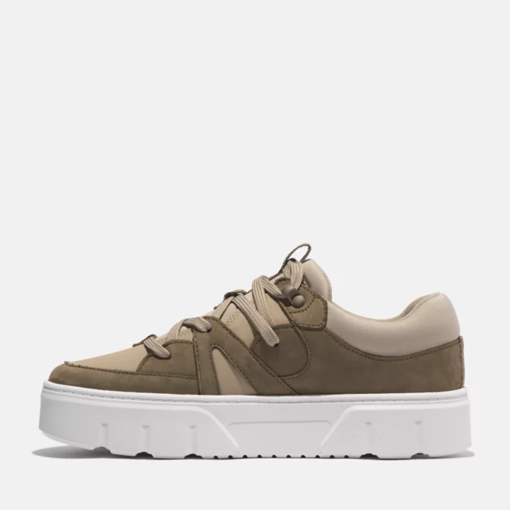 Basket basse à lacets Laurel Court pour femme en vert
