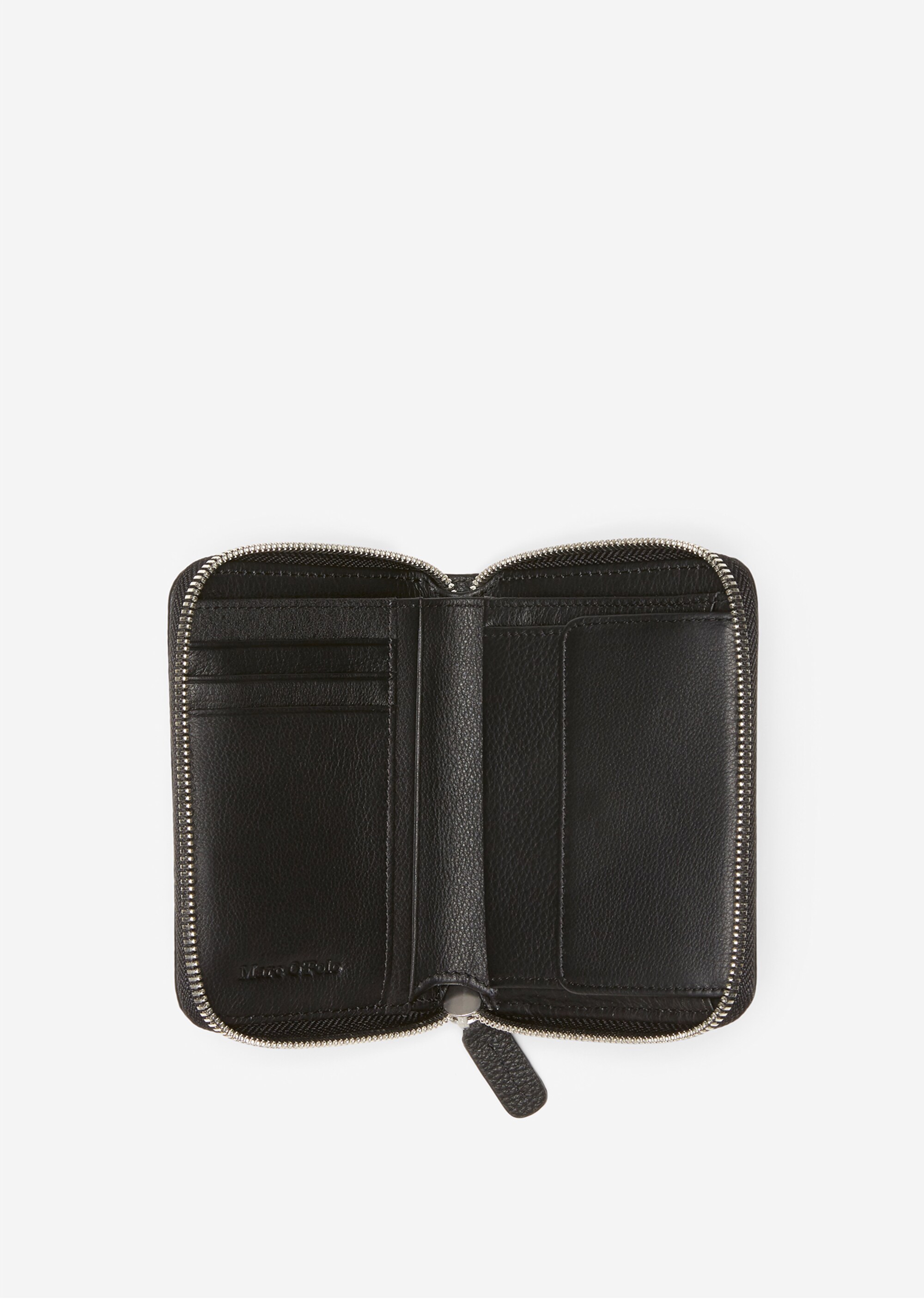 Zipper-Geldbörse aus hochwertiger Leder-Qualität