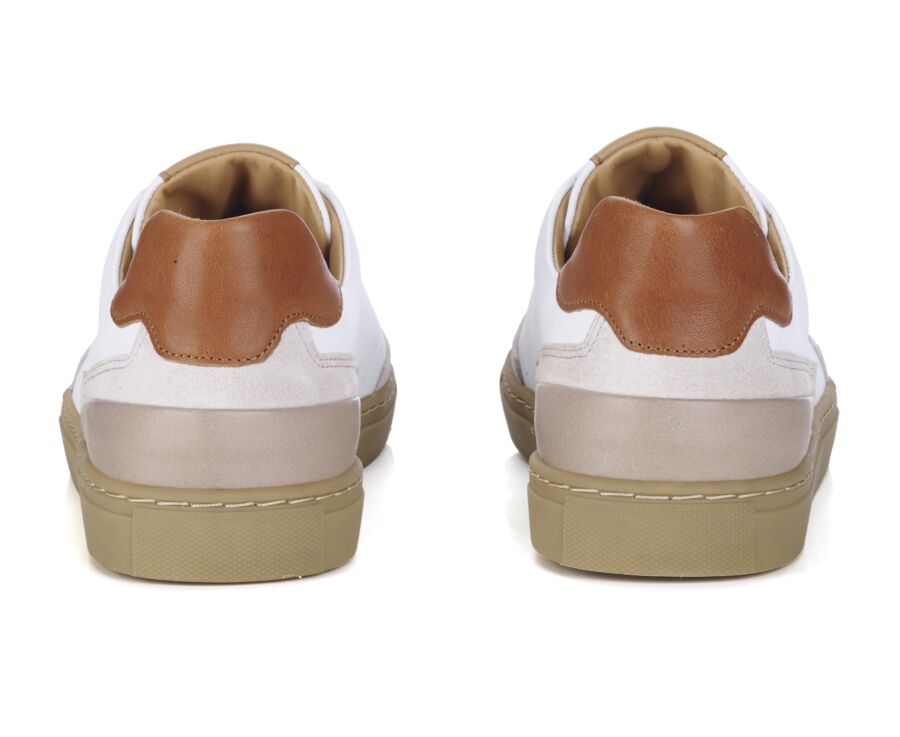 Sneakers homme Cuir Blanc - BELOKA