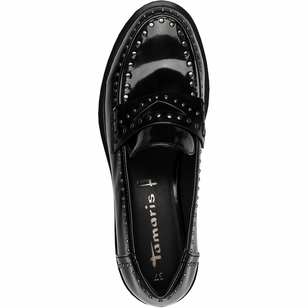 TAMARIS<br>Mocassins com tachas