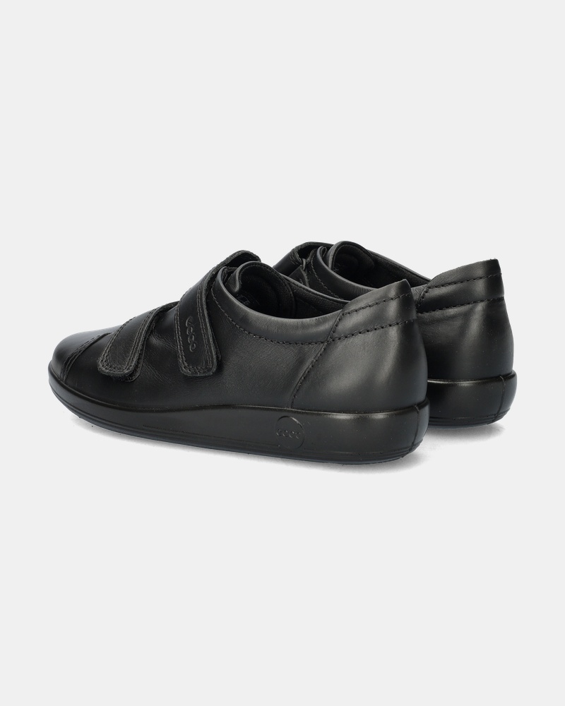 Ecco Soft 2.0 Klittenbandschoenen  - zwart