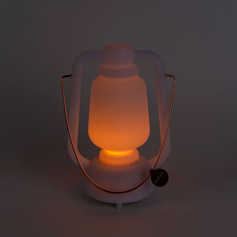 Tafellamp wit IP44 incl. bluetooth speaker - Storm Music