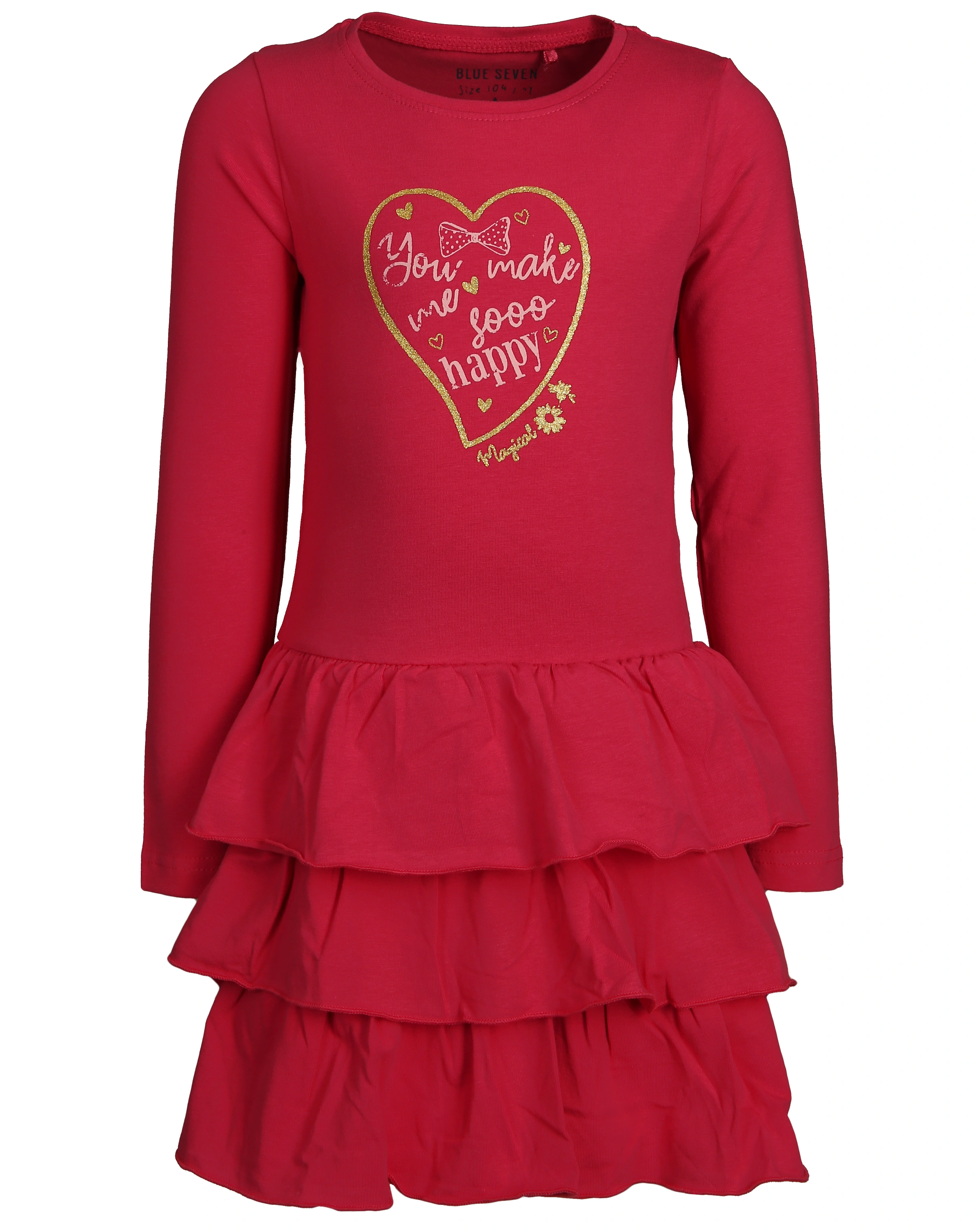 Shirtkleid MAGICAL BOWGIRL – HEART in magenta