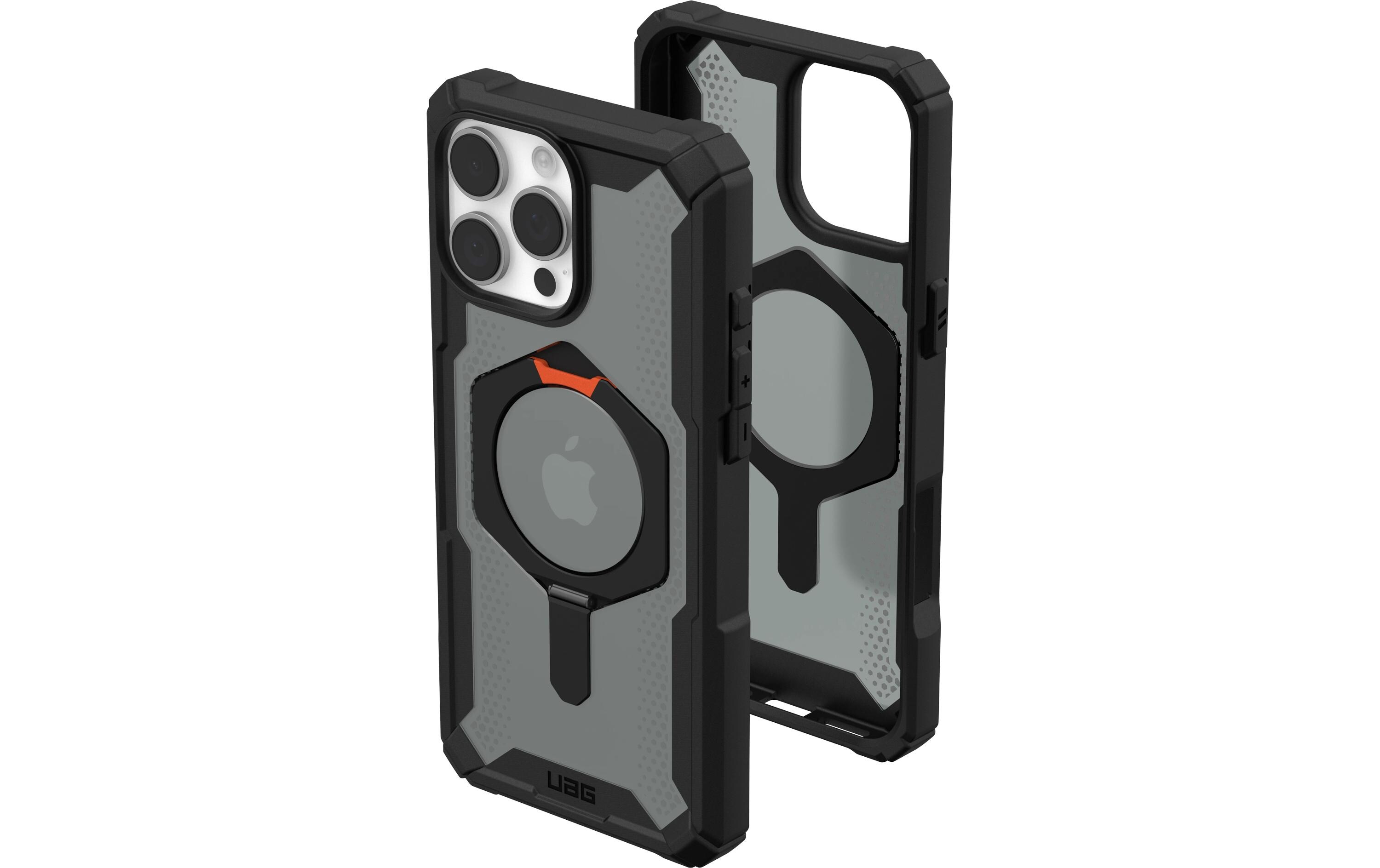 Back Cover Plasma XTE iPhone 16 Pro Max Black/OrangeSchutzhülle für das Apple iPhone 16 Pro Max