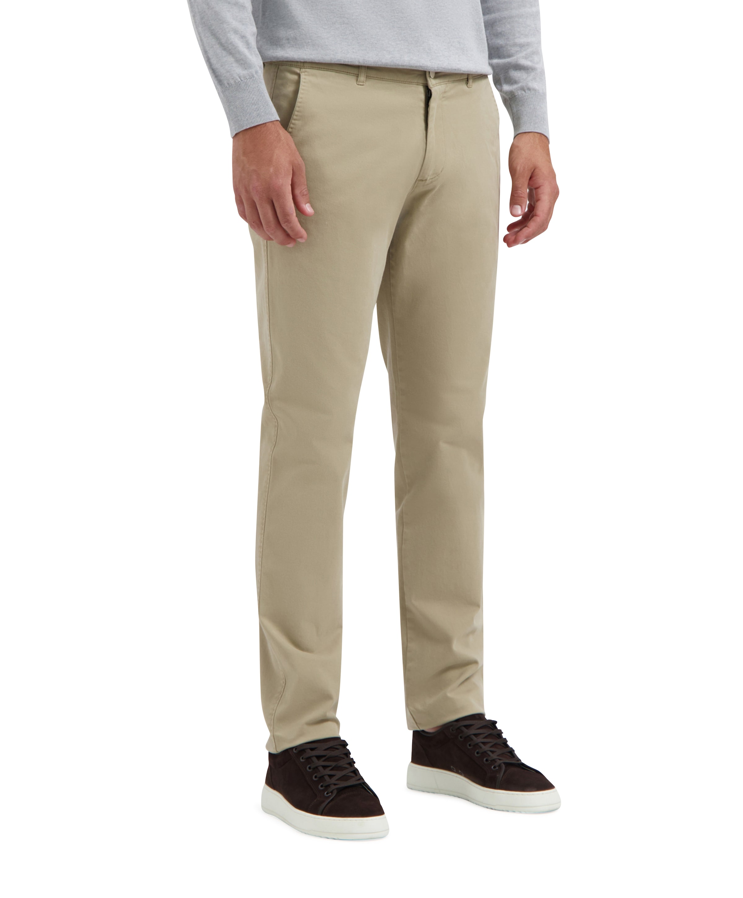 North.84 Chino Essentials heren broek beige