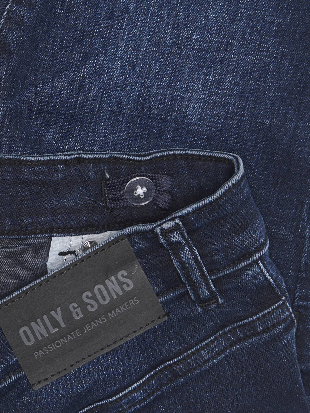 ONLY & SONS JUNIOR slim fit jeans dark blue denim