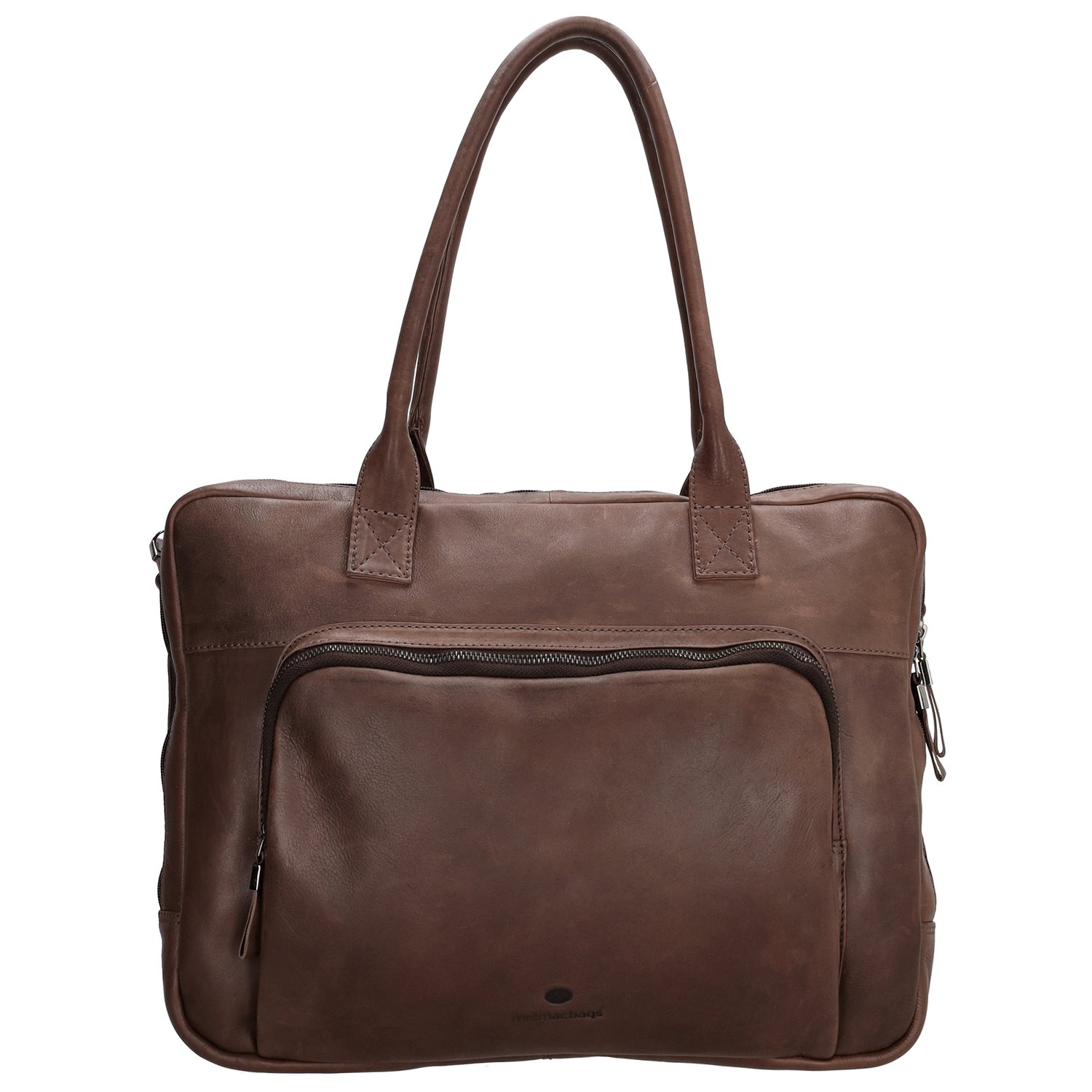 Micmacbags Everyday Laptoptas donkerbruin