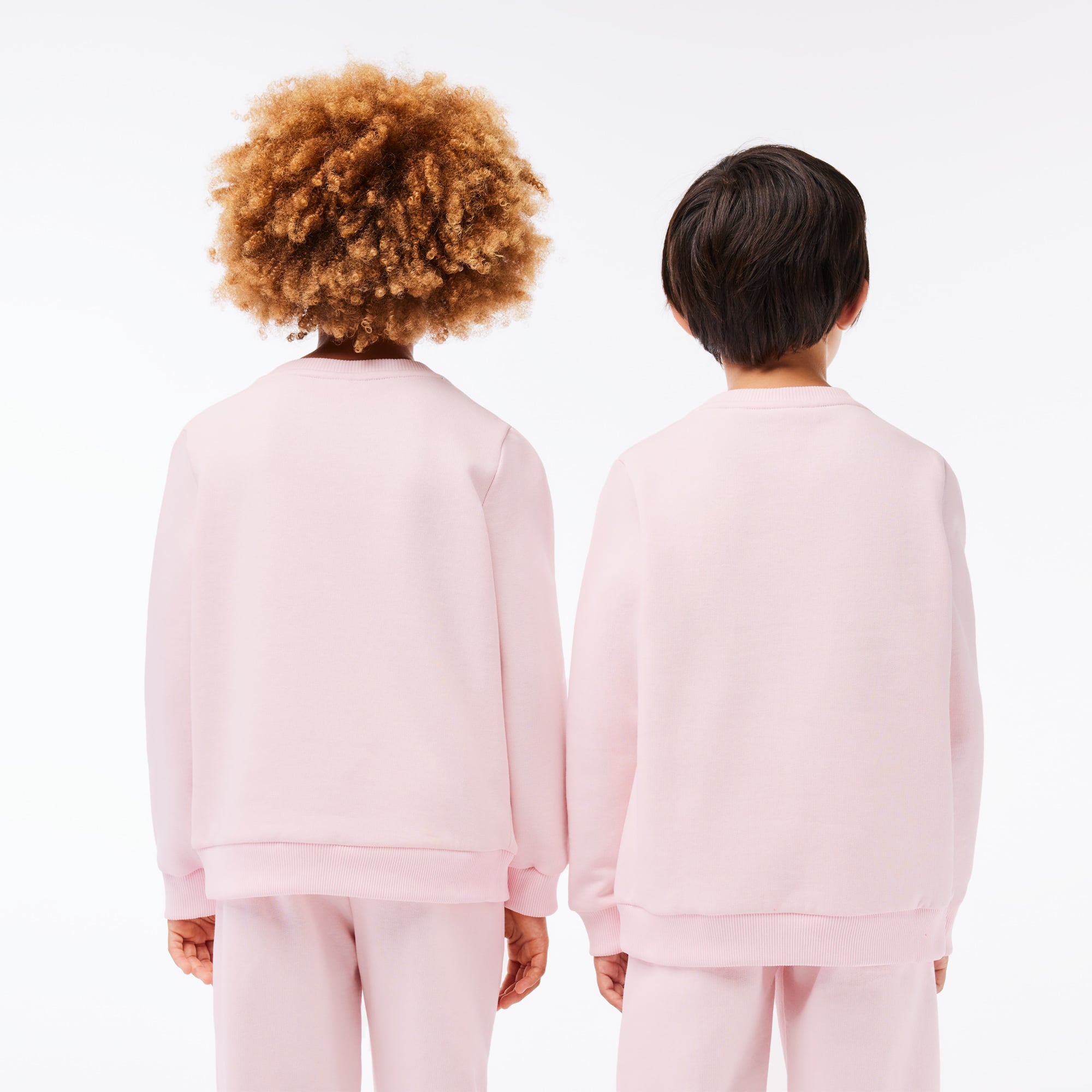 Sweatshirt enfant Lacoste en molleton de coton biologique Pullovers & Sweatshirts - Rose - Lacoste - Enfant