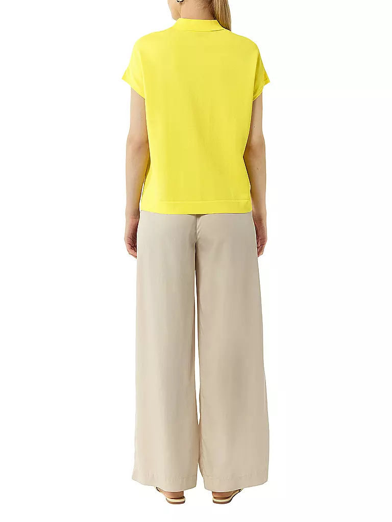 COMMA Poloshirt gelb