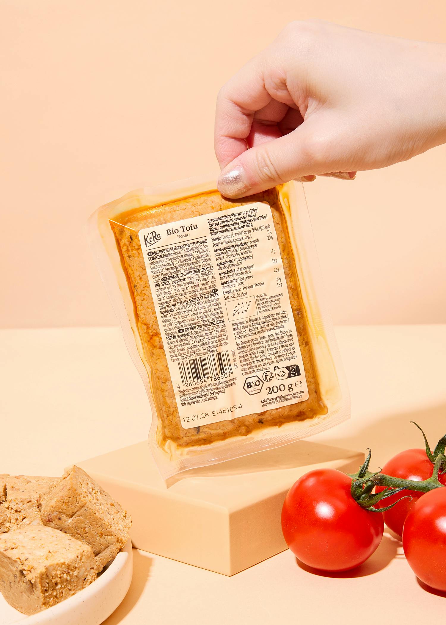 Bio Tofu Rosso 200 g