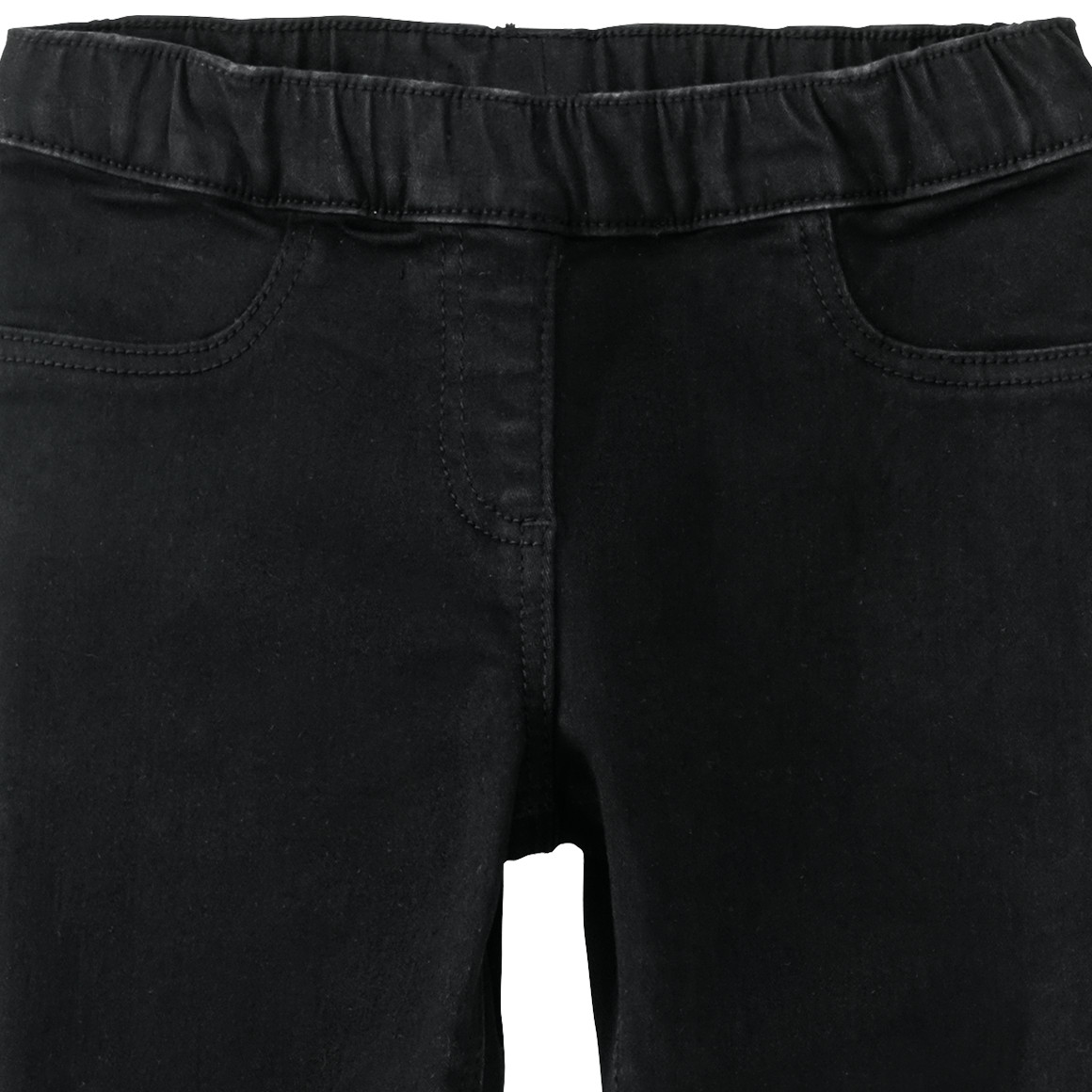 Famy Mädchen Jeggings mit Stretch-Bund schwarz