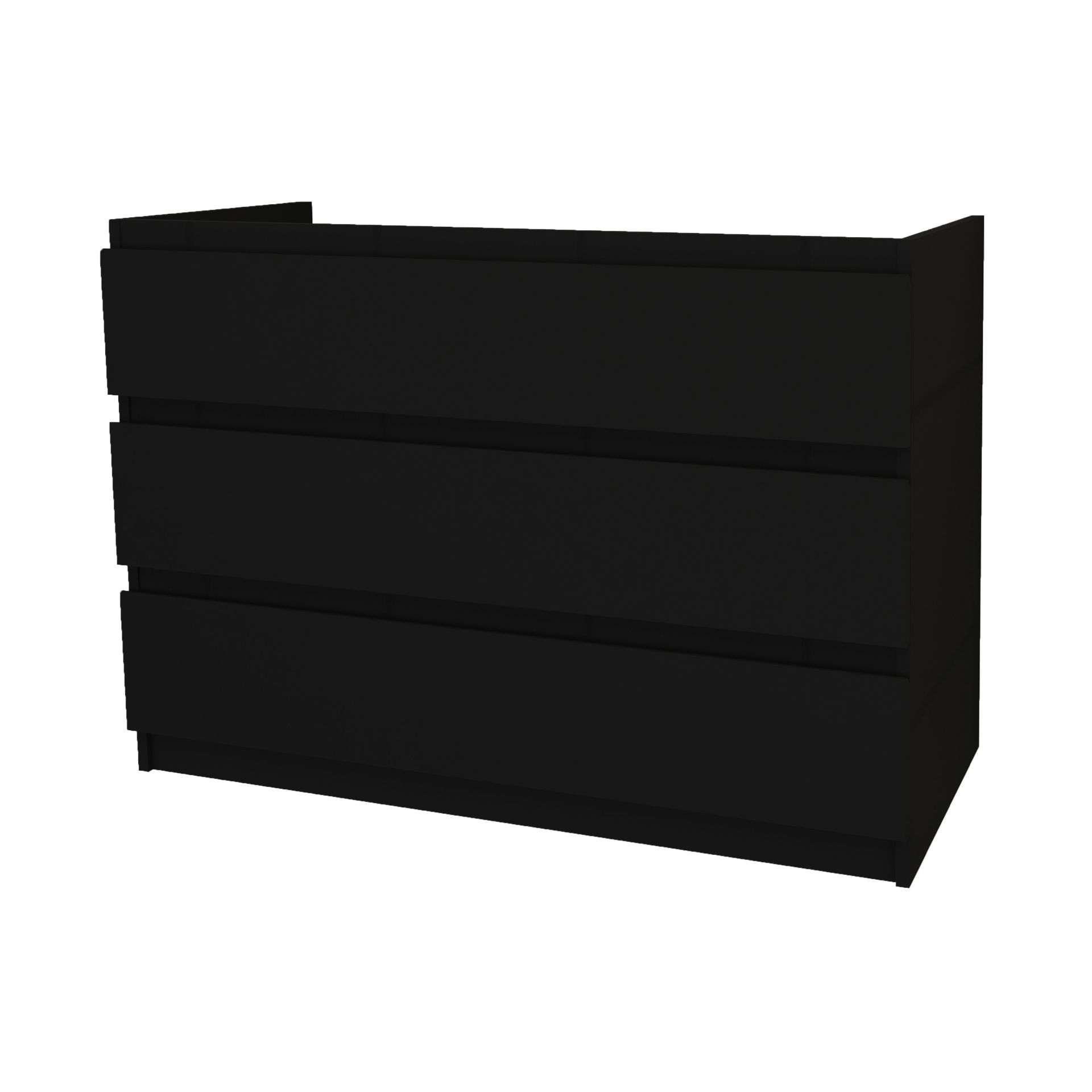 Sanigoods Rocky staande onderkast met 120cm zwart