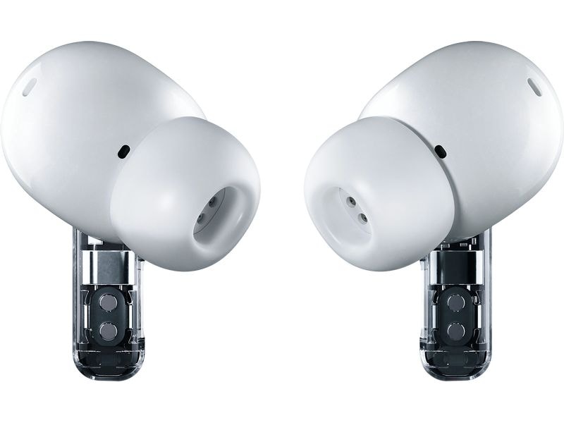 Nothing Ear Wireless In-Ear-Kopfhörer Ear 3.Gen. Weiss Transparente In-Ear-Kopfhörer mit aktiver Geräuschunterdrückung