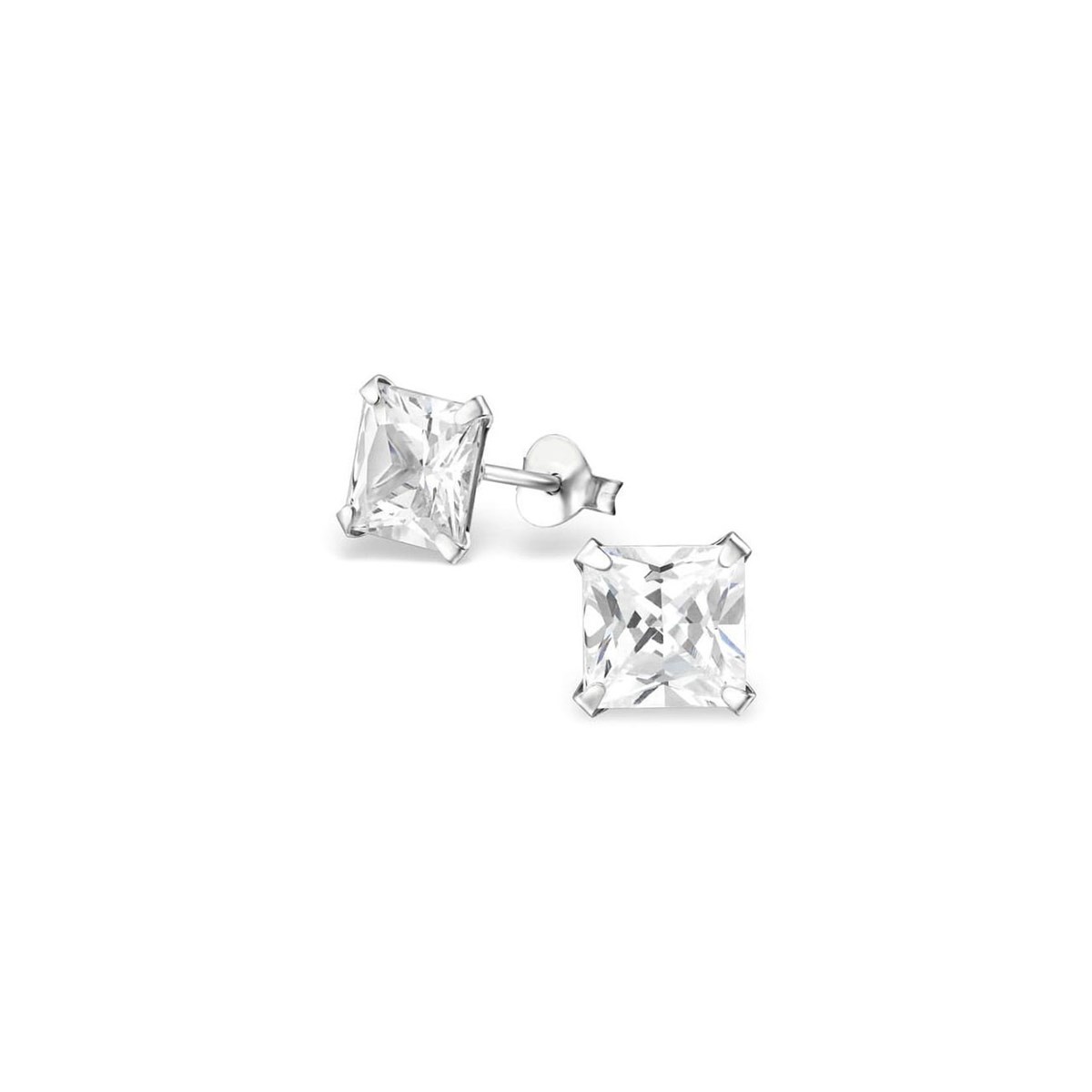 Boucles d'oreilles argent 925 rhodié
